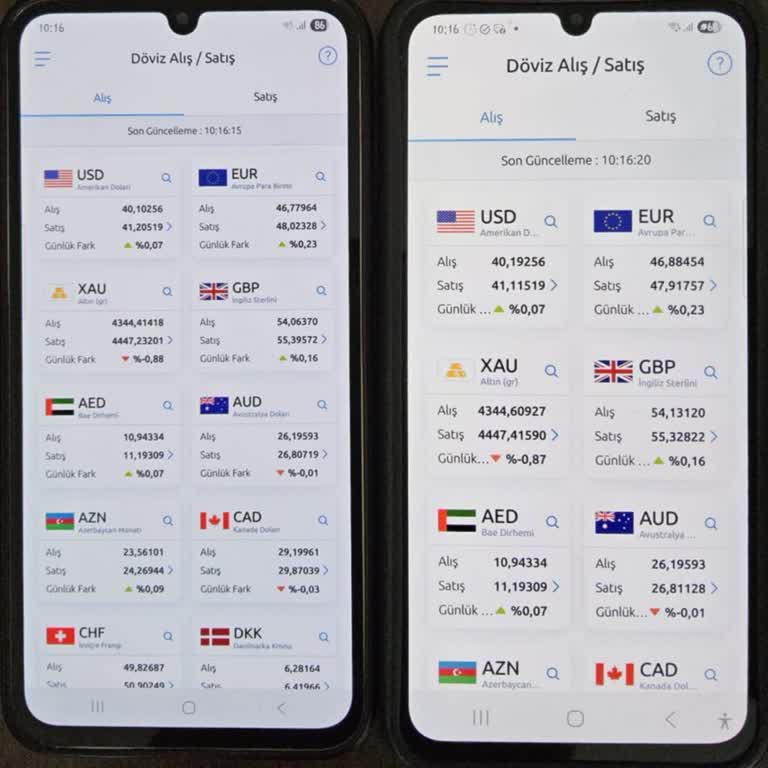 Döviz Alım Satım Fiyatlarında Hesaplar Arası Fark Ve Çözüm Eksikliği