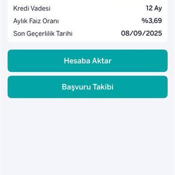 Onaylanan Kredi Hesabıma Aktarılmadı Ve Faiz Oranı Değiştirildi