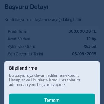 Onaylanan Kredi Hesabıma Aktarılmadı Ve Faiz Oranı Değiştirildi