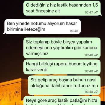 Kasko Kapsamı Dışı Bırakılan Lastik Hasarı İçin Haksız Ücret Talebiyle Mağduriyet