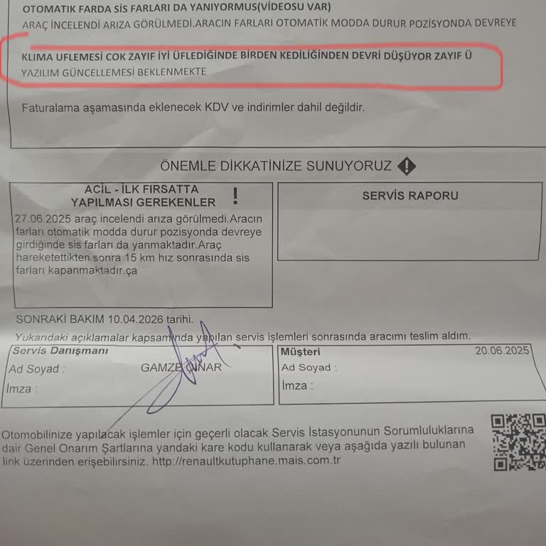 Renault Megane'da Kronik Klima Arızasına Çözüm Ve Geri Dönüş Alamıyorum