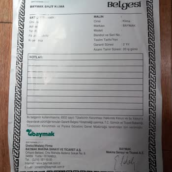 Yanlış Montaj Nedeniyle Klimam Arızalandı, Çözüm Bekliyorum