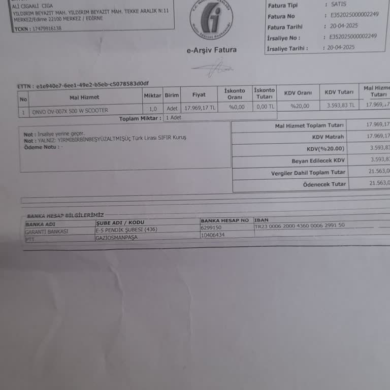 Scooter Arızası İçin Garanti Kapsamında Çözüm Bulamıyorum, Servis Ve Destek Yetersiz