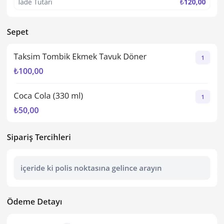 GetirYemek Siparişimde Tekrar Eden Adres Sorunu Ve Çözümsüzlük