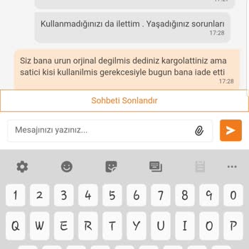 Orijinalliği Şüpheli Ürün, İade Reddi Ve Trendyol'un Yetersiz Desteği Nedeniyle Mağduriyet