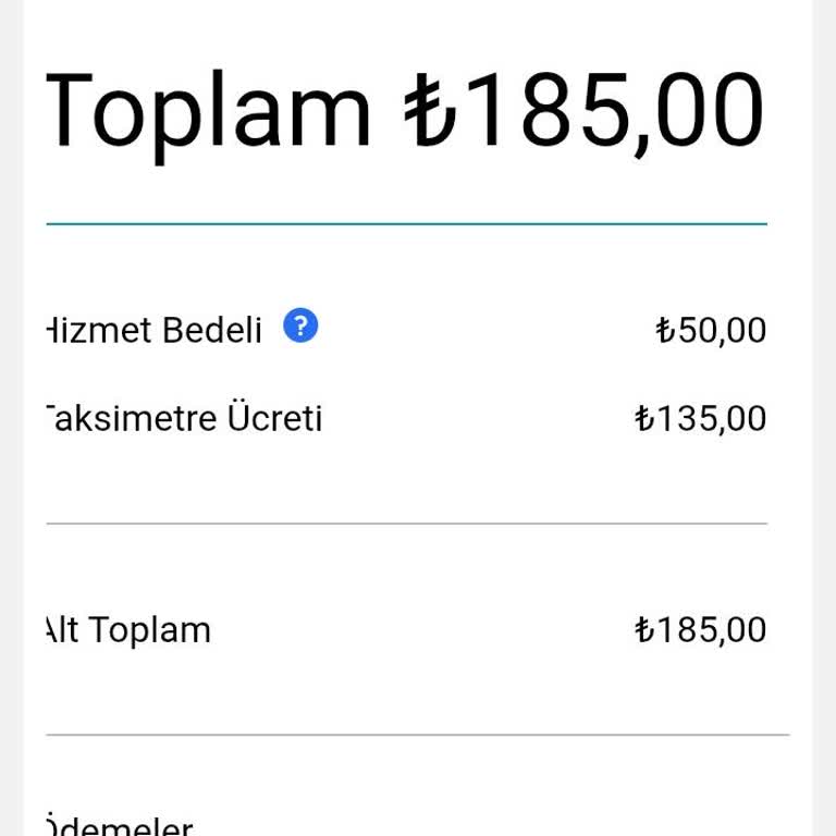 Uber Taksi Yolculuğunda Fazla Ücret Alındı Ve Gerçek Dışı Bildirim Yapıldı
