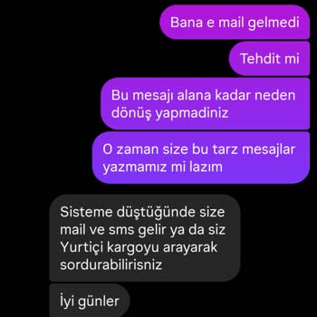 Siparişim Gönderilmedi, Yanıltıcı Bilgilendirme Ve Para İadesi Talebi