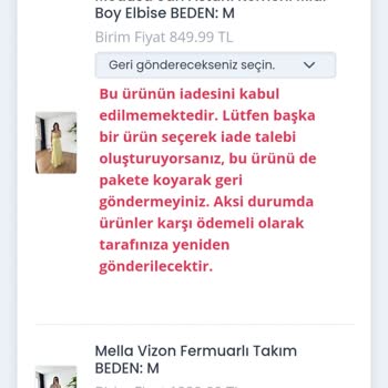 İndirimli Ürün İadesi Ve Kargo Şartları Mağduriyeti