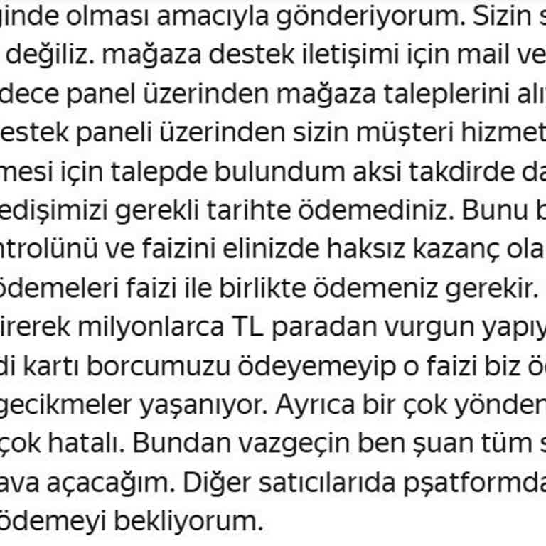 N11’de Sürekli Ödeme Gecikmesi Mağduriyeti