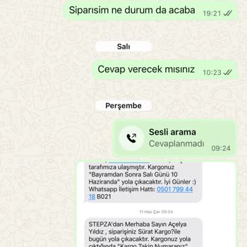 Ürün Değişimi Yapılmadı, Müşteri Hizmetleri Ulaşılmıyor