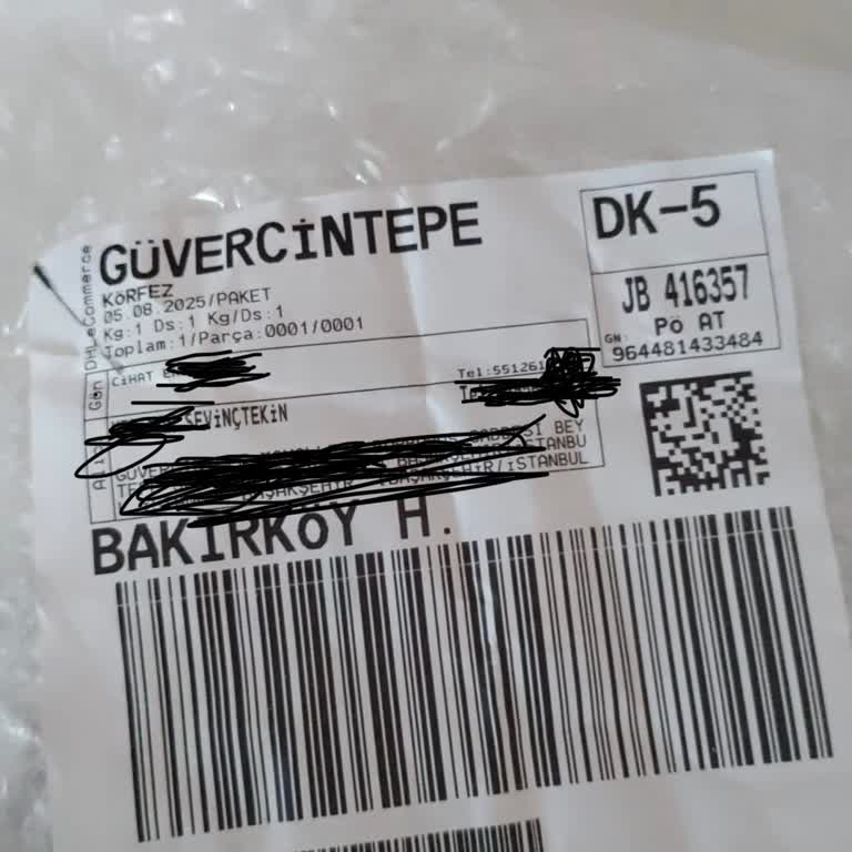 Kargo Barkodunda Kişisel Bilgilerim Alıcıya İfşa Edildi