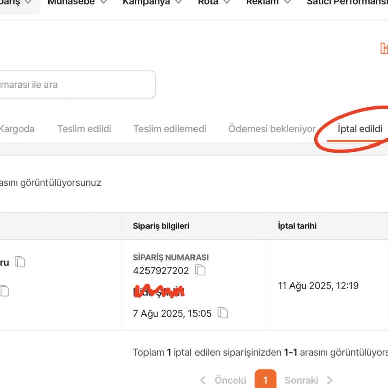 Kargo Teslim Edilmeyince Sipariş İptal Edildi Satıcı Olarak Mağdur Oldum