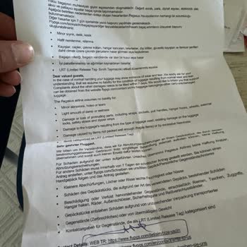 Pegasus Uçuşunda Kırılan Valizime Ve İlgisizliğe Çözüm Bekliyorum