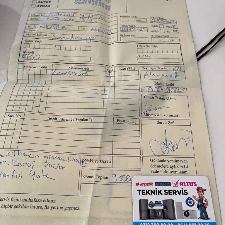 Arızalı Motor Değişimi Sonrası Mağduriyet Ve Para İadesi Talebi