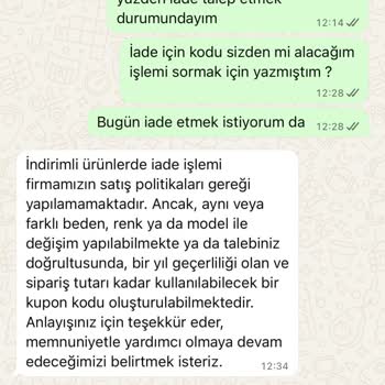 İade Talebim Kanuna Rağmen Reddedildi, Mağduriyetimin Giderilmesini İstiyorum