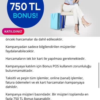 Kampanya Bonus Puanlarım Tekrar Tekrar Yüklenmiyor, Çözüm Bekliyorum
