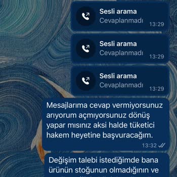 Değişim Yapılmayan Ürün İçin Ek Ücret Talebi Ve İade Sorunu