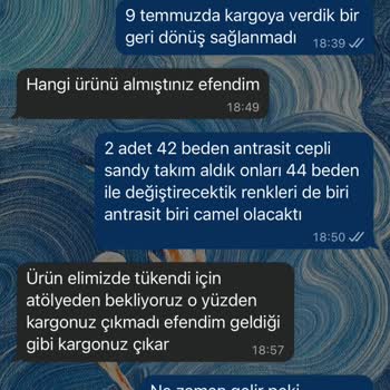 Değişim Yapılmayan Ürün İçin Ek Ücret Talebi Ve İade Sorunu