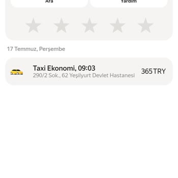 Yandex Go'da Belirtilen Ücretin İki Katından Fazla Alındı