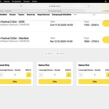 iticket.com.tr Bilet Satın Alma Sürecinde Fiyat Farkı ve Mağduriyet