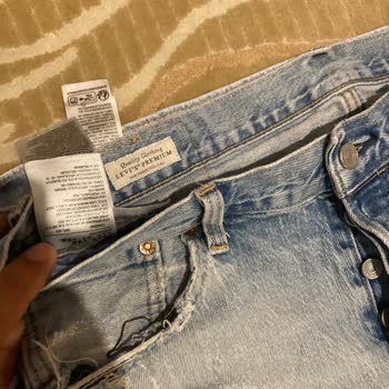 Levis.com.tr'den Alınan Jean Pantolonun Beden Uyumsuzluğu Ve Mağduriyet
