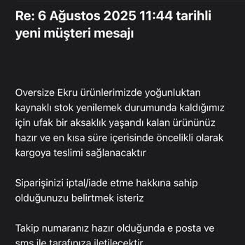 Siparişin Teslim Edilmemesi Ve İptal/İade Talebine Yanıt Alınamaması