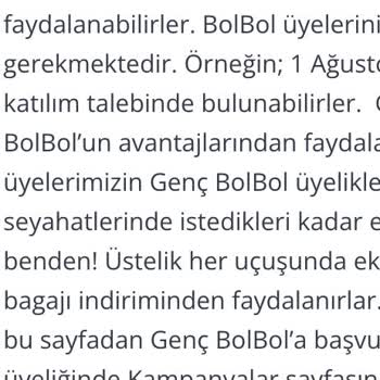 Genç Bol Bol Üyeliğim Aktif Değil, İptal Edilen Biletlerde Avantajlarım Kayboluyor