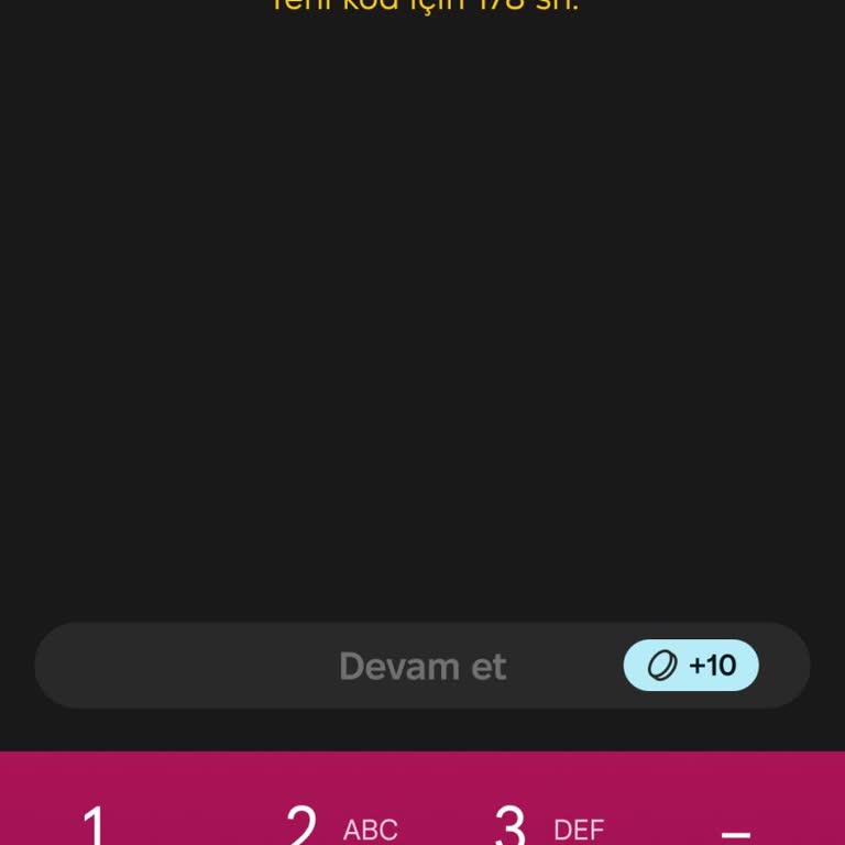 Doğrulama Kodu Gelmiyor, Uygulamaya Giriş Yapamıyorum
