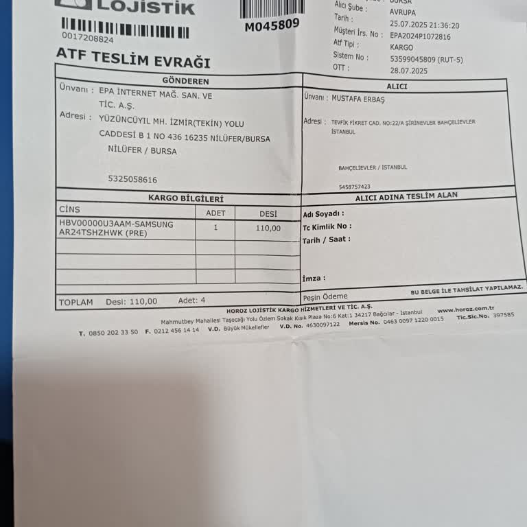 Montaj Ekibinin Sorumsuzluğu Ve Müşteri Hizmetlerinin İlgisizliği Nedeniyle Klimam Takılmadı