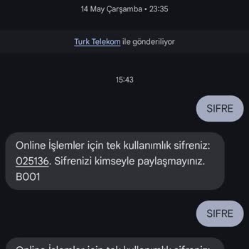 Online İşlemler Uygulamasına Giremiyorum, SMS Ücretleri Boşa Gidiyor!