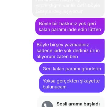 İade Edilen Ürünün Ücretini Ödemeyen Firma Mağduriyetimi Çözmüyor