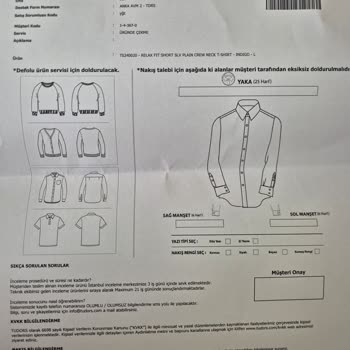Yıkama Sonrası Tişörtler Kısaldı Ve Deforme Oldu Değişim Reddedildi