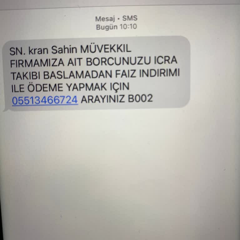 Sipariş Vermediğim Ürün İçin Haksız İcra Tehdidi Ve Firma Tarafından Engellenme