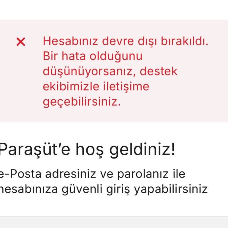 Paraşüt Uygulamasında Kart Yenileme Sorunu Nedeniyle Faturalama Tamamen Durdu