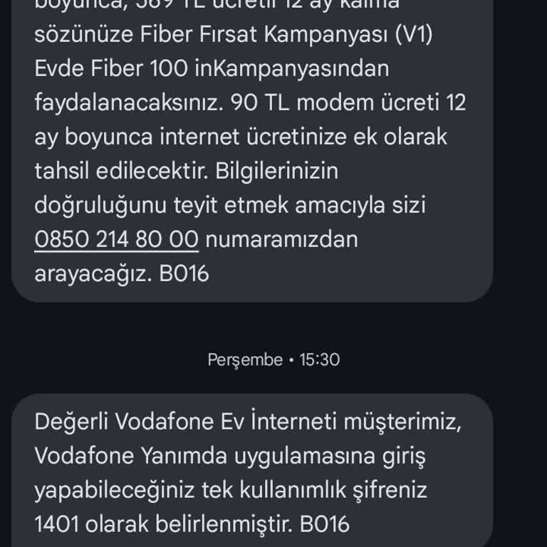 Vodafone Net Aktivasyon Süreci Uzadı Müşteri Temsilcisine Ulaşamıyorum