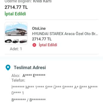 Fiyat Artışı İçin Siparişimin Bilerek İptal Edilmesinden Şikayetçiyim