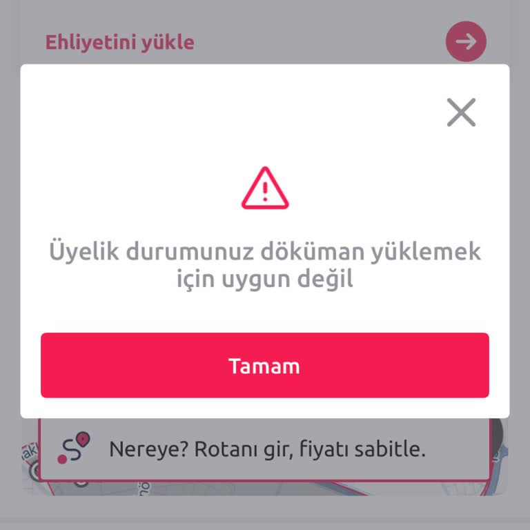 Üyelik Onaylanmıyor, Araç Kiralama Yapamıyorum
