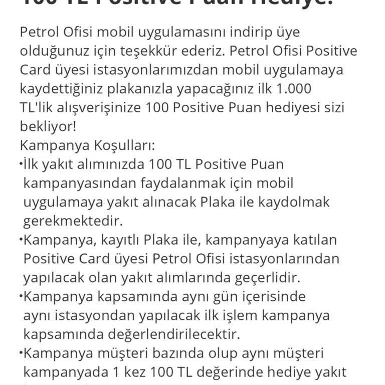 Kampanya Şartları Net Değil, Yakıt Puanım Yüklenmedi