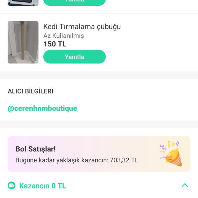 Dolap Uygulamasında Kargo Ve Ödeme Mağduriyeti