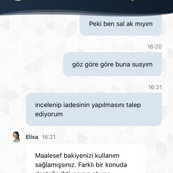 Habersiz Güncelleme Sonrası 4.000 TL Kaybım İade Edilmiyor