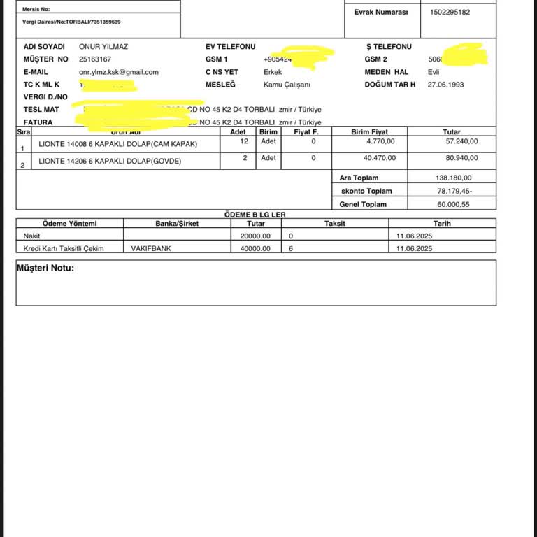 Teslimat Gecikmesi Ve Cevapsız Kalan Talepler Nedeniyle Yaşanan Mağduriyet
