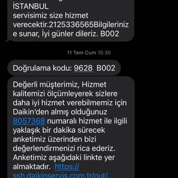 Yeni Alınan Daikin Klima Sürekli Arızalı, Sorunlar Çözülmüyor ve Mağduriyet Yaşıyorum
