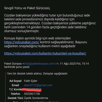 İade Sözünün Yerine Getirilmemesi Ve Mağduriyet