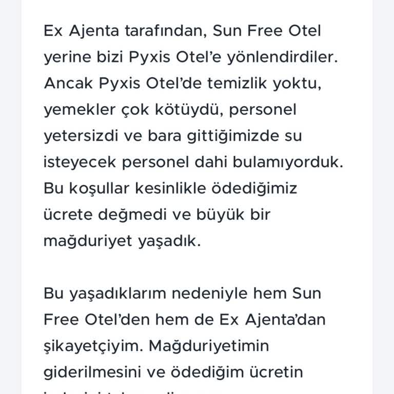 Sun Fire Beach Hotel Ödediğimiz Ücrete Değmedi