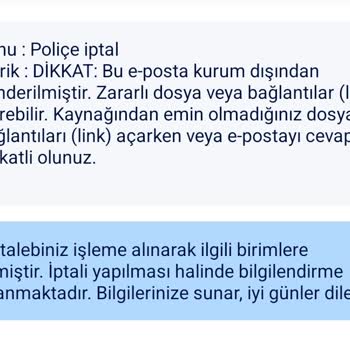 Çelişkili Bilgilendirme Ve Poliçe İptalinde Zorluk