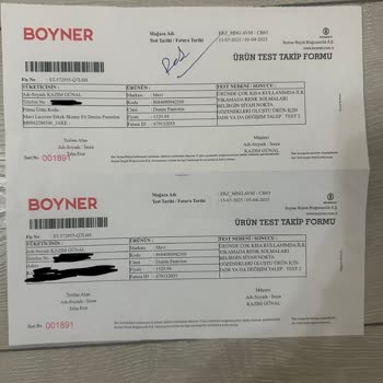 İlk Yıkamada Deforme Olan Pantolon İçin Değişim Veya İade Talebi