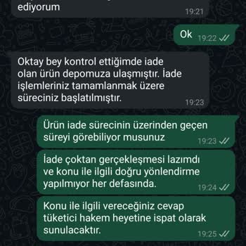 Para İadesi Sürecinde Bilgilendirme Eksikliği Ve Müşteri Hizmetlerinde Yetersizlik