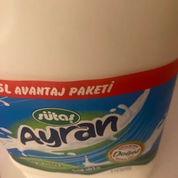 Aldığım Sütaş Ayranın İçinden Plastik Çubuk Çıktı Sağlığım Tehlikedeydi