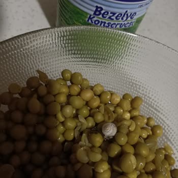 Konserve Bezelyeden Salyangoz Çıktı, Sağlığımız Tehlikede!