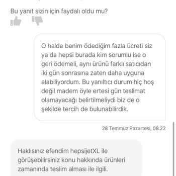 Ertelenen Teslimat Ve Ekstra Ücret Mağduriyeti